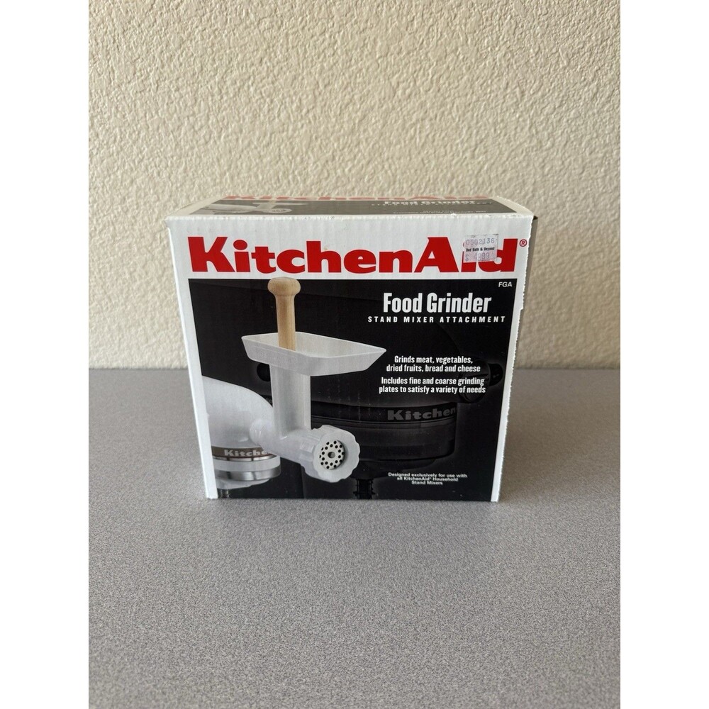 KitchenAid FGA Food Grinder Stand Mixer Attachment NEW Open Box Complete